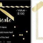 Gift Certificate Template With Logo Within Nail Gift Certificate Template Free