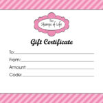 Gift Certificate Templates To Print | Activity Shelter In Homemade Gift Certificate Template
