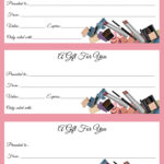 Gift Certificates Just In Time For Call Or Text To Order Jen For Mary Kay Gift Certificate Template