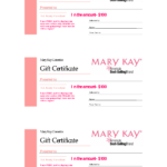 Gift Certificates | Mary Kay Gift Certificate! Checo That in Mary Kay Gift Certificate Template