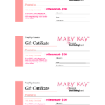 Gift Certificates | Mary Kay Gift Certificate! Checo That In Mary Kay Gift Certificate Template