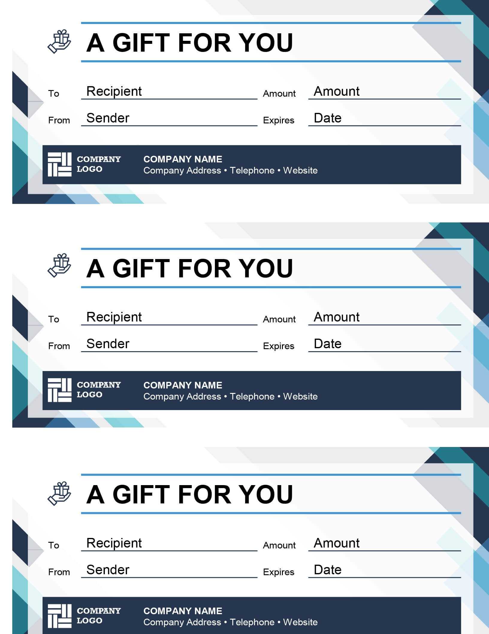 Gift Certificates Pertaining To Company Gift Certificate Template