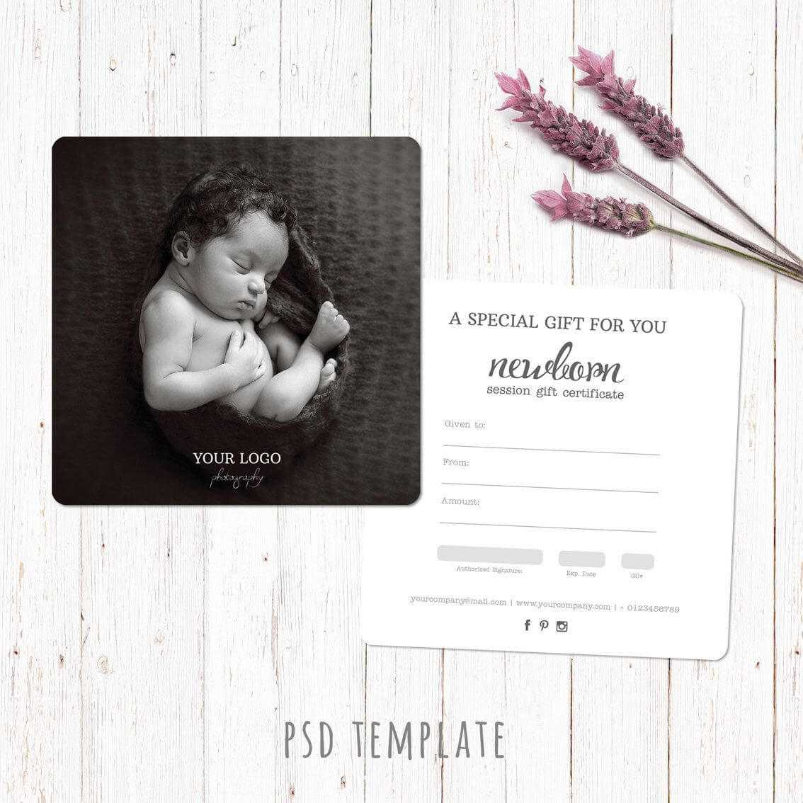 Gift Voucher Template. Gift Certificate Template Inside Photoshoot Gift Certificate Template