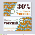 Gift Voucher Template With Mandala. Design Certificate For Regarding Magazine Subscription Gift Certificate Template