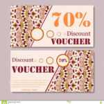 Gift Voucher Template With Mandala. Design Certificate For Throughout Magazine Subscription Gift Certificate Template