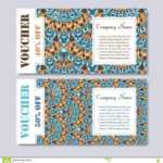 Gift Voucher Template With Mandala. Design Certificate For Throughout Magazine Subscription Gift Certificate Template