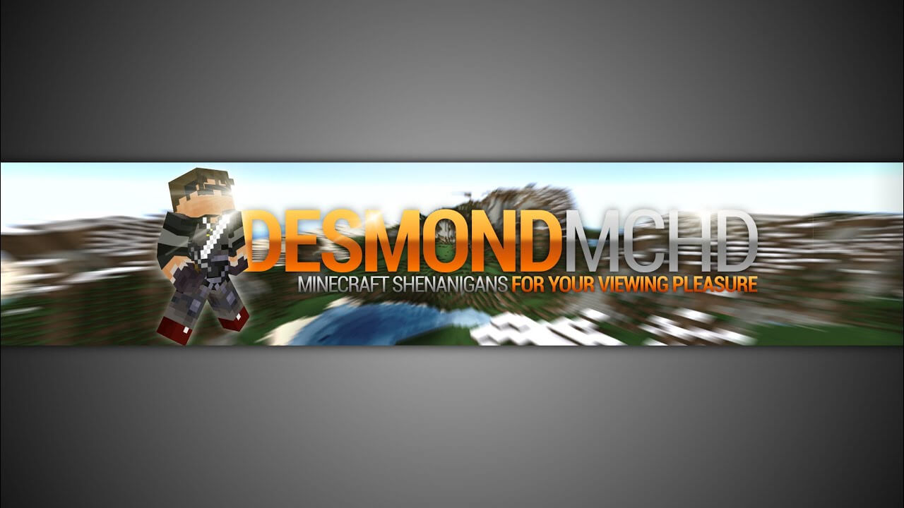 Gimp | Minecraft Youtube Banner Template [No Photoshop] Pertaining To Gimp Youtube Banner Template