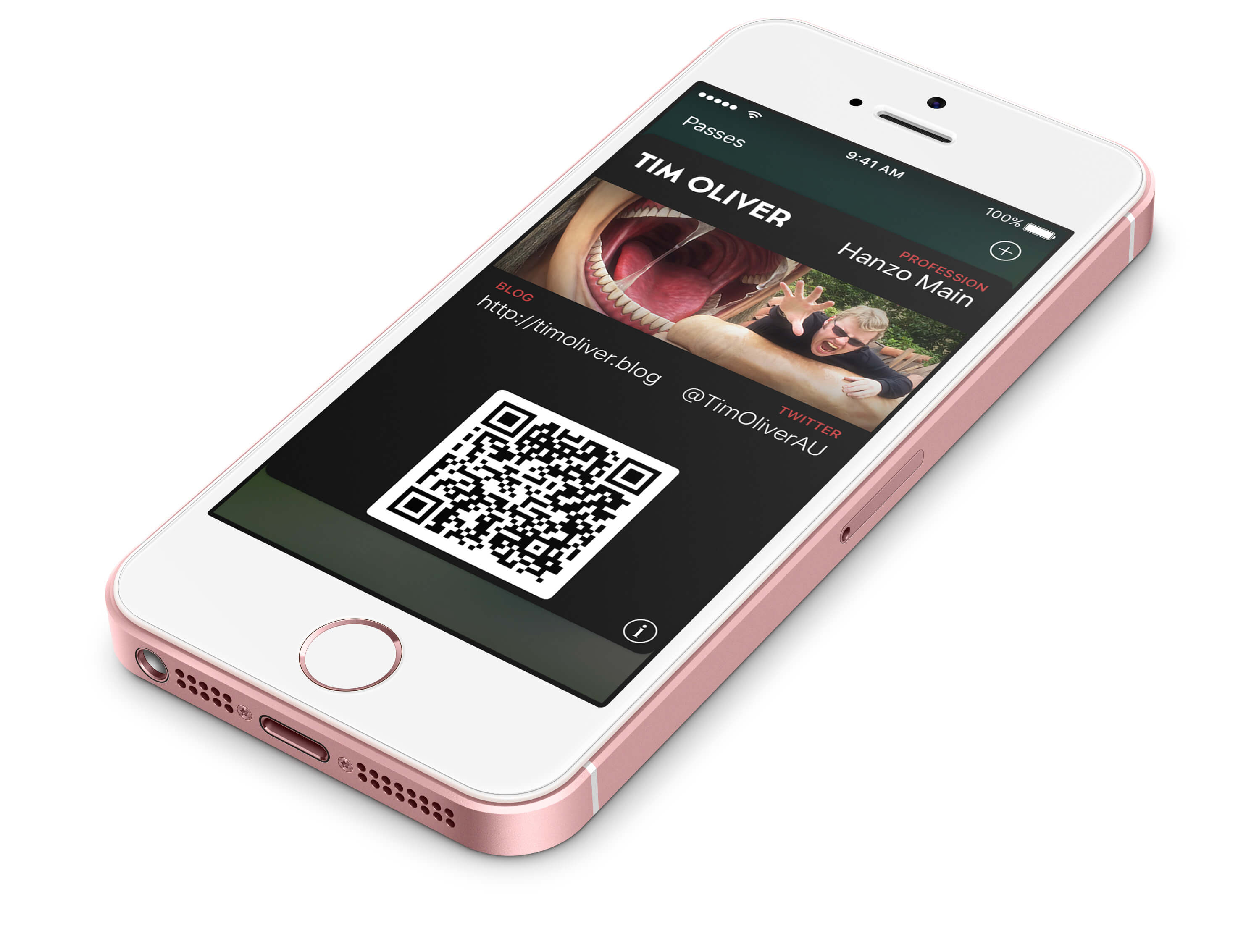 Github – Timoliver/passkit Business Card: A Template For Ios For Iphone Business Card Template