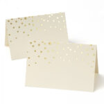 Gold Foil Dots Place Cards For Gartner Studios Place Cards Template