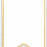 Gold Pennant Banner Blank Template Flag Banner Template Throughout Printable Pennant Banner Template Free