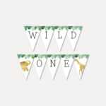 Gold Safari Baby Shower Banner Template – Baby Shower Banner Custom,  Editable Banner For Party, Baby Shower Supplies With Regard To Baby Shower Banner Template