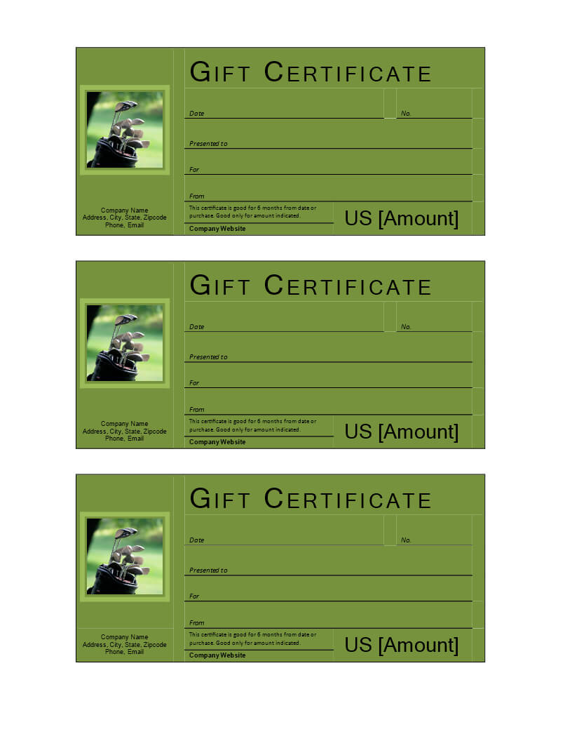 Golf Gift Voucher – Download This Free Printable Golf Gift Intended For Golf Certificate Templates For Word