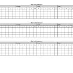 Golf Score Card Template | Running | Golf Crafts, Golf Score in Golf Score Cards Template