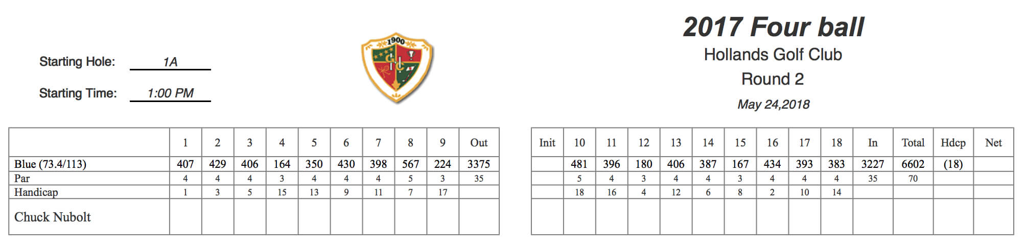 Golfgenius – Printing Scorecards (Format Tab) With Golf Score Cards Template