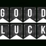 Good Luck Banner Template Best Template Examples | Sweet In Graduation Banner Template