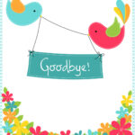 Goodbye From Your Colleagues – Good Luck Card (Free With Good Luck Card Template