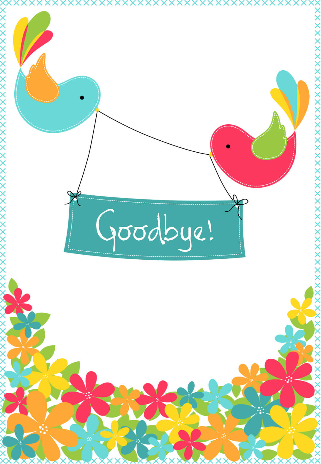 Goodbye From Your Colleagues – Good Luck Card (Free With Good Luck Card Templates