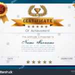 Graceful Certificate Template Luxury Modern Pattern Stock Inside Qualification Certificate Template