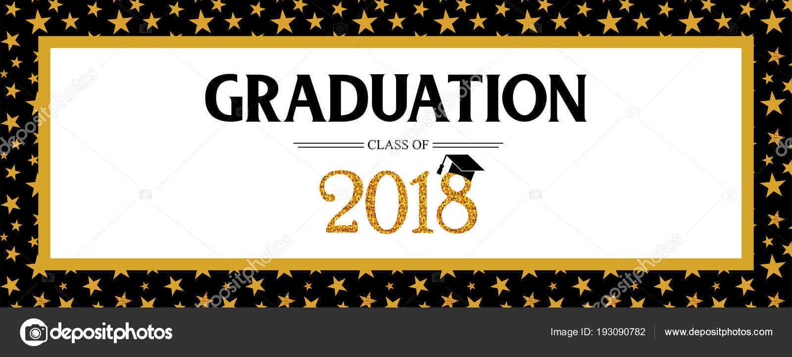 Graduation Banner Template | Graduation Class Of 2018 with Graduation Banner Template