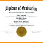 Graduation Certificate Template Word With University Graduation Certificate Template