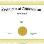 Graduation Certificate Template Word – Wovensheet.co In Certificate Of Achievement Template Word