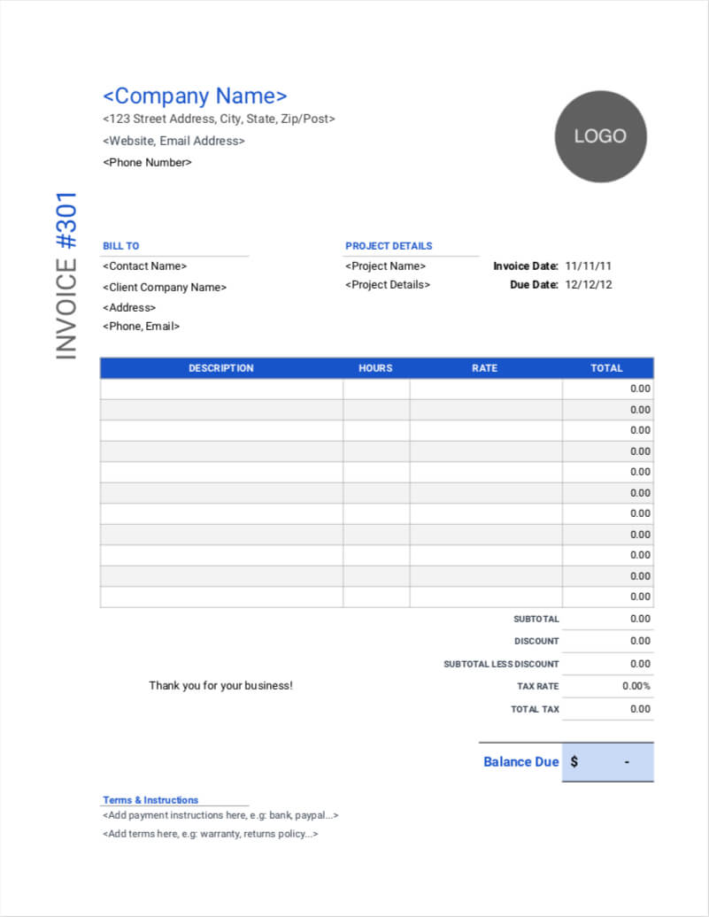 Graphic Design Invoice | Download Free Templates | Invoice Inside Web Design Invoice Template Word