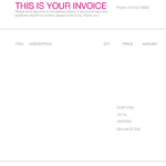 Graphic Design Invoice Template – Best Graphic Design For Web Design Invoice Template Word