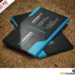 Graphic Designer Business Card Template Free Psd In Name Card Template Photoshop