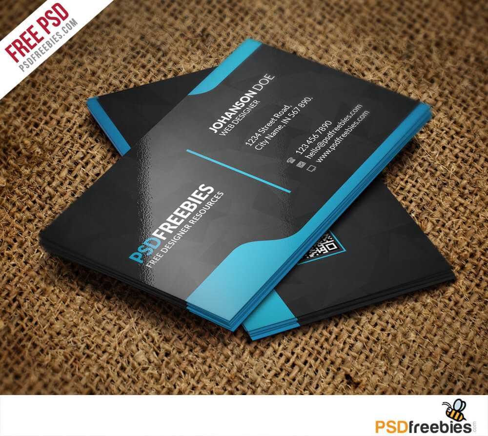 Graphic Designer Business Card Template Free Psd Pertaining To Free Personal Business Card Templates