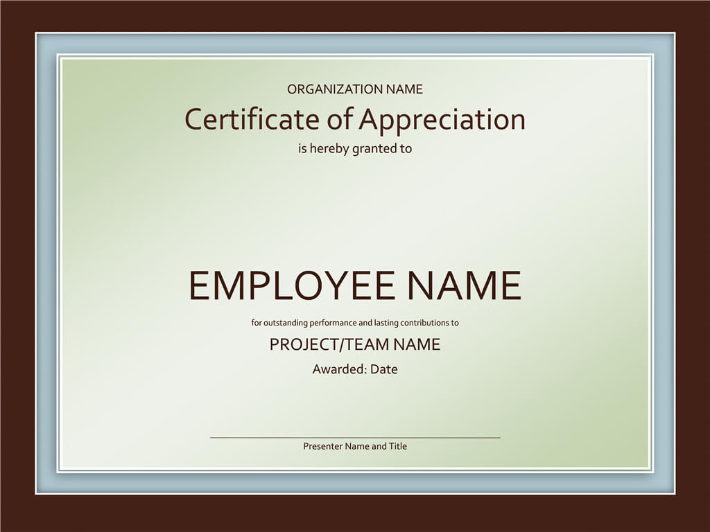 Great Job New Award Certificates Template Within Good Job Certificate Template