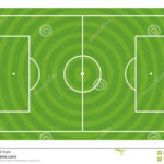 Green Football Field Template Stock Illustration Pertaining To Blank Football Field Template