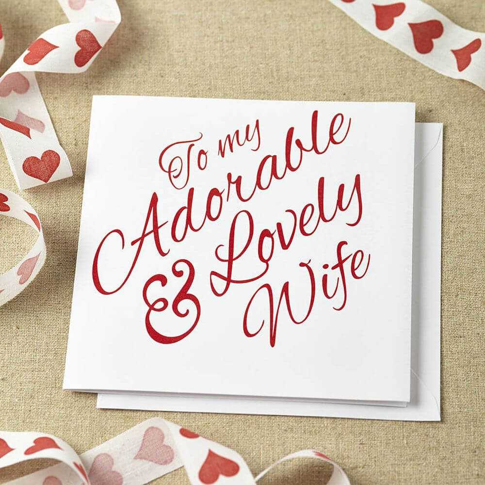 Greeting Card. Adorable Wedding Anniversary Card Template With Template For Anniversary Card