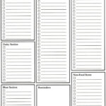 Grocery List Blank Template Great Idea, Need To Keep On Regarding Blank Grocery Shopping List Template
