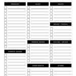 Grocery Shopping List Printable | Ellipsis With Regard To Blank Grocery Shopping List Template