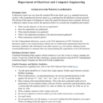 Guidelines For Writing Lab Reports Throughout Engineering Lab Report Template