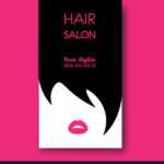 Hair Salon Business Card Templates With Black Hair With Regard To Hair Salon Business Card Template