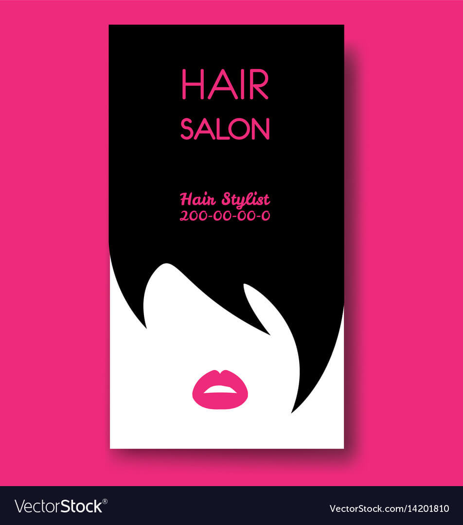 Hair Salon Business Card Templates With Black Hair With Regard To Hair Salon Business Card Template