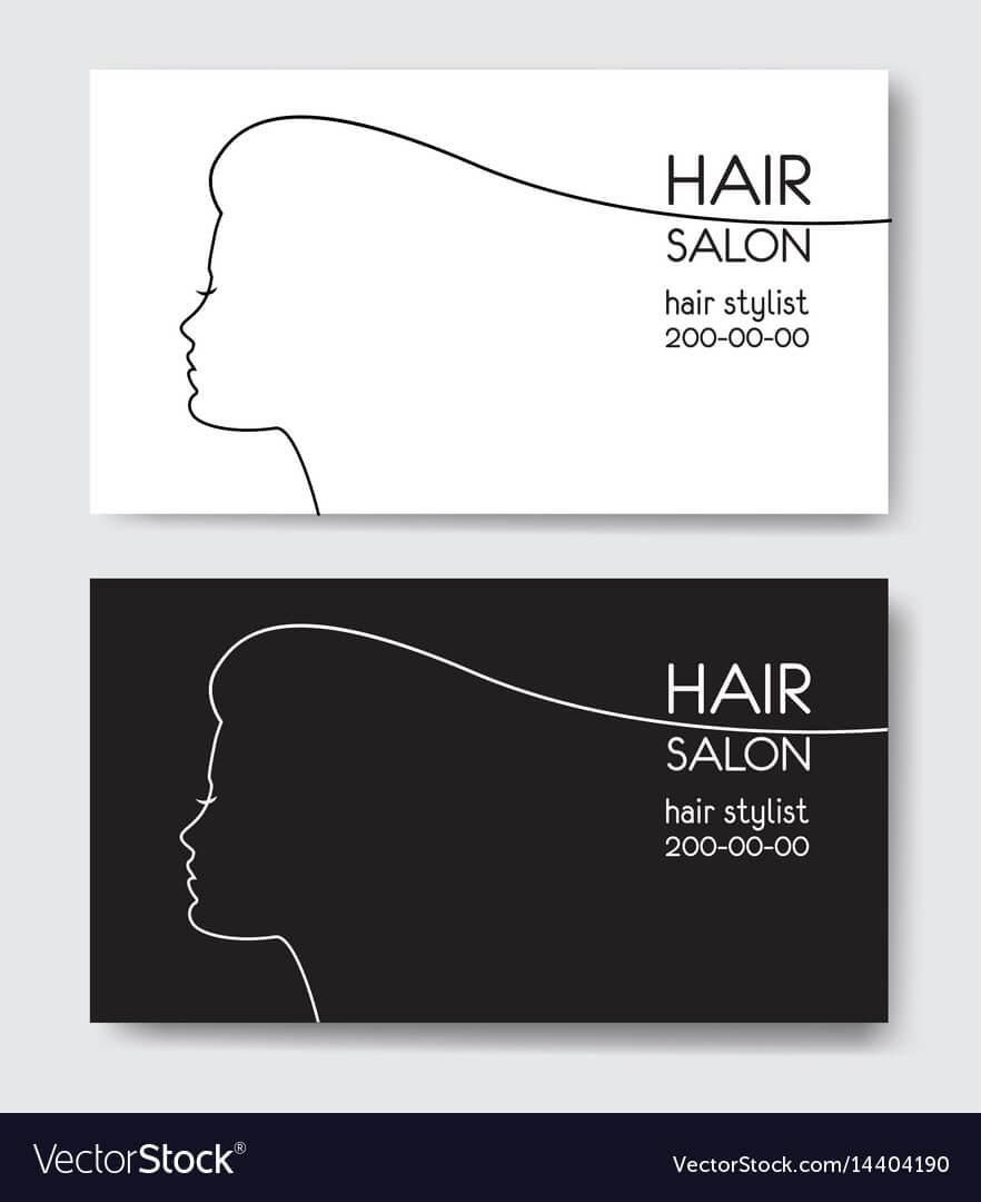 Hair Salon Business Card Templates Withl Woman Pertaining To Hair Salon Business Card Template