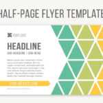 Half Page Flyer Template #template#files#microsoft Regarding Half Page Brochure Template