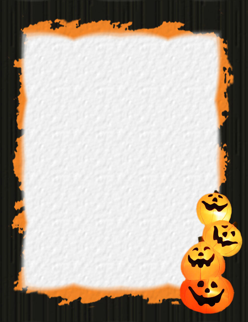 Halloween 1 Free Stationery Template Downloads With Regard To Free Halloween Templates For Word