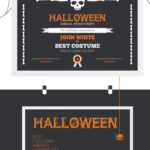 Halloween Best Costume Award Certificate Template | Retail regarding Halloween Certificate Template