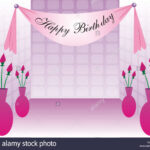 Happy Birthday Banner Stock Photos & Happy Birthday Banner Pertaining To Sweet 16 Banner Template