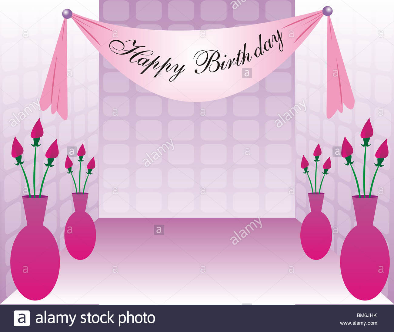 Happy Birthday Banner Stock Photos & Happy Birthday Banner Pertaining To Sweet 16 Banner Template