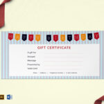 Happy Birthday Gift Certificate Template Regarding Gift Certificate Template Indesign