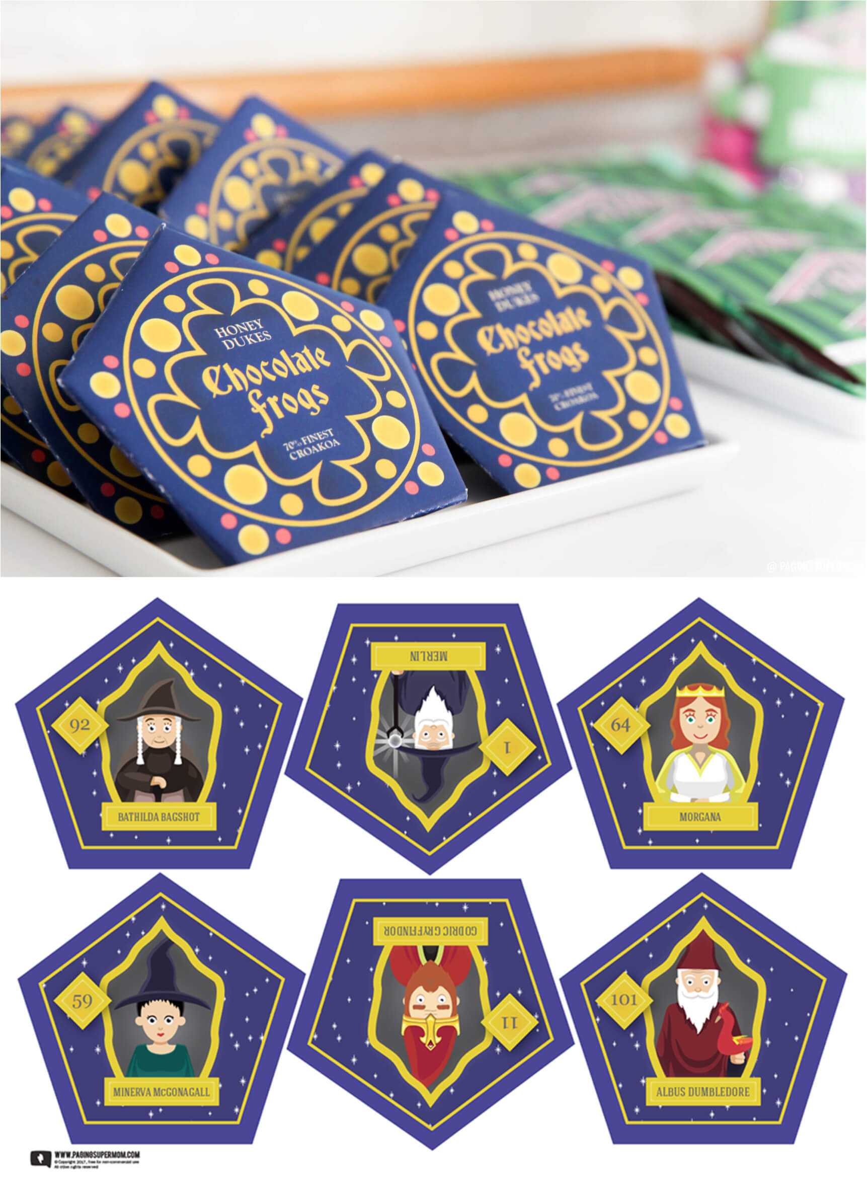 Harry Potter Chocolate Frogs – Free Printable Template For Inside Chocolate Frog Card Template