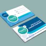 Healthcare Clinic Appointment Card Template In Psd, Ai For Medical Appointment Card Template Free