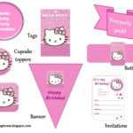 Hello Kitty Party Pack – Free Printables |Keeping It Real Throughout Hello Kitty Birthday Banner Template Free