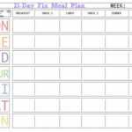 Here Is A Blank Meal Plan Template You Can Use. (Diet Plan Intended For Blank Meal Plan Template