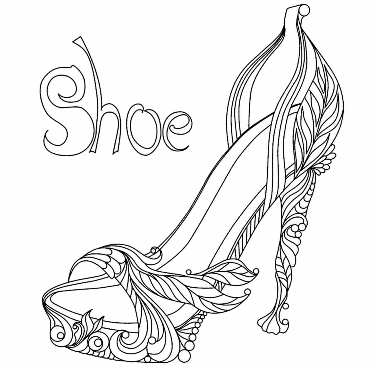 High Heel Drawing Template At Paintingvalley | Explore Inside High Heel Shoe Template For Card