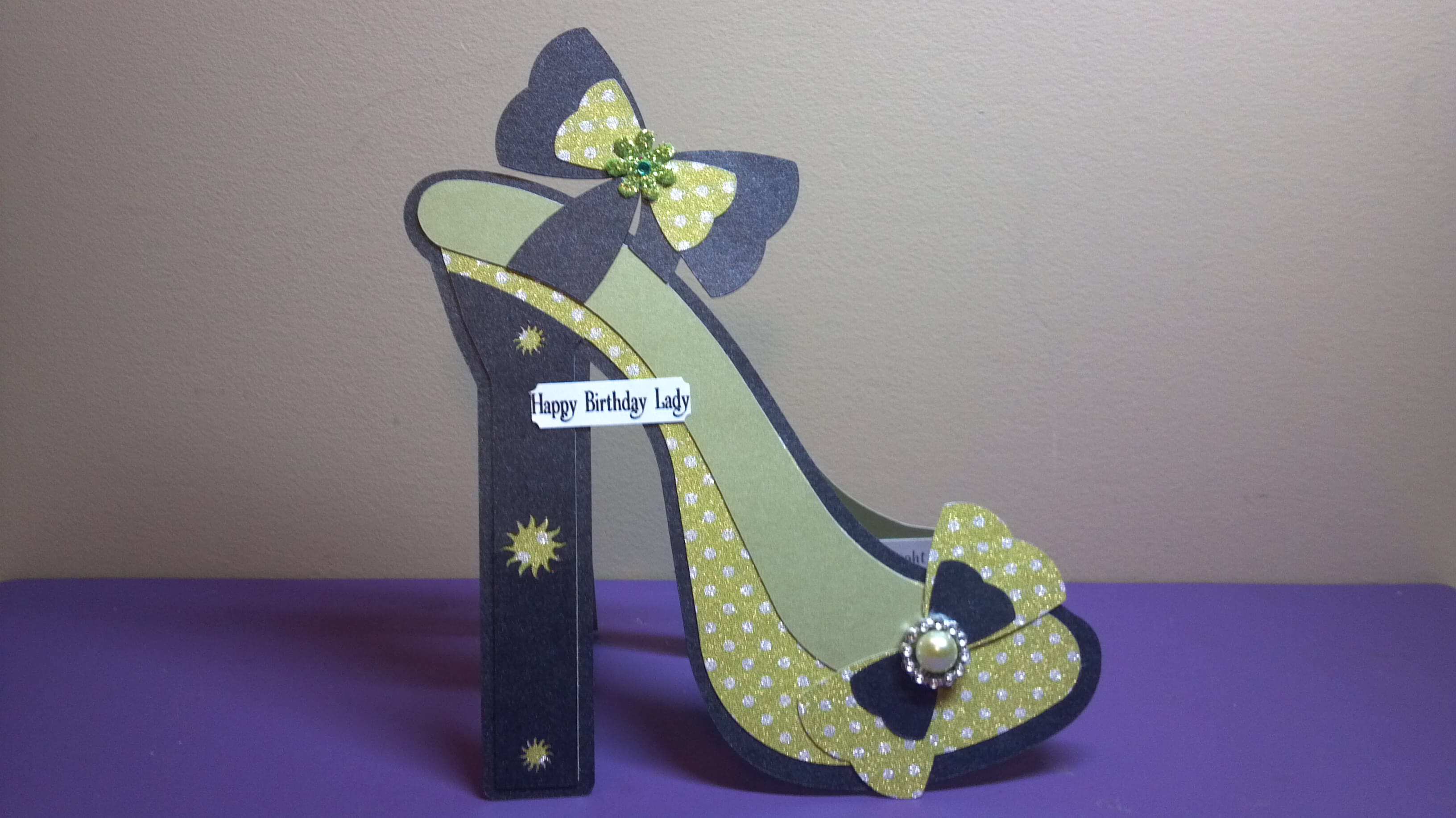 High Heel Shoe Card | The Sewgood Crafter Throughout High Heel Shoe Template For Card